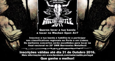 Concurso - W:O:A Metal Battle Portugal - Wacken Open Air