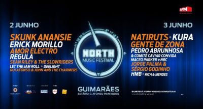 North Music Festival cartaz 2017 alinhamento