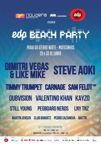 Cartaz EDP BEACH PARTY 2018