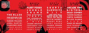 Cartaz Vodafone Paredes de Coura 2018