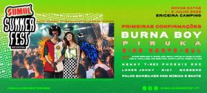 Summer Fest 2022 cartaz - confirmações - horários - bilhetes