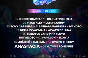 Cartaz Expofacic - Anastacia - Cantanhede - Diogo Piçarra - Os Quatro e Meia - Tony Carreira - Bárbara Bandeira - Ivandro - Nininho Vaz Maia - Calema - horários
