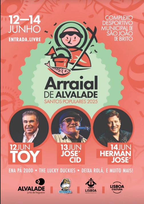 Cartaz Arraial de Alvalade 2025