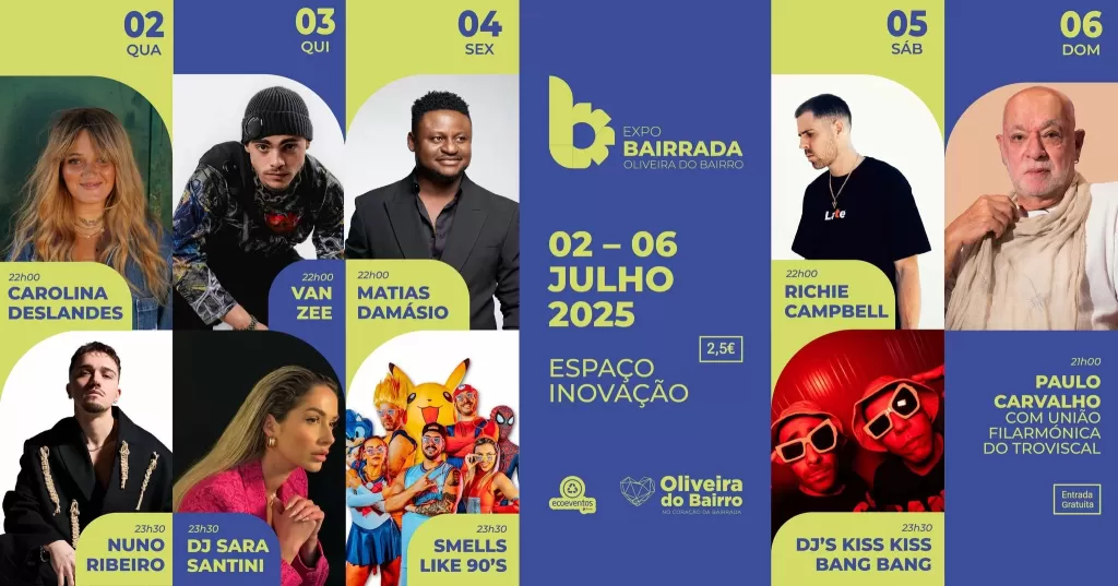 ExpoBairrada 2025 - Oliveira do Bairro cartaz