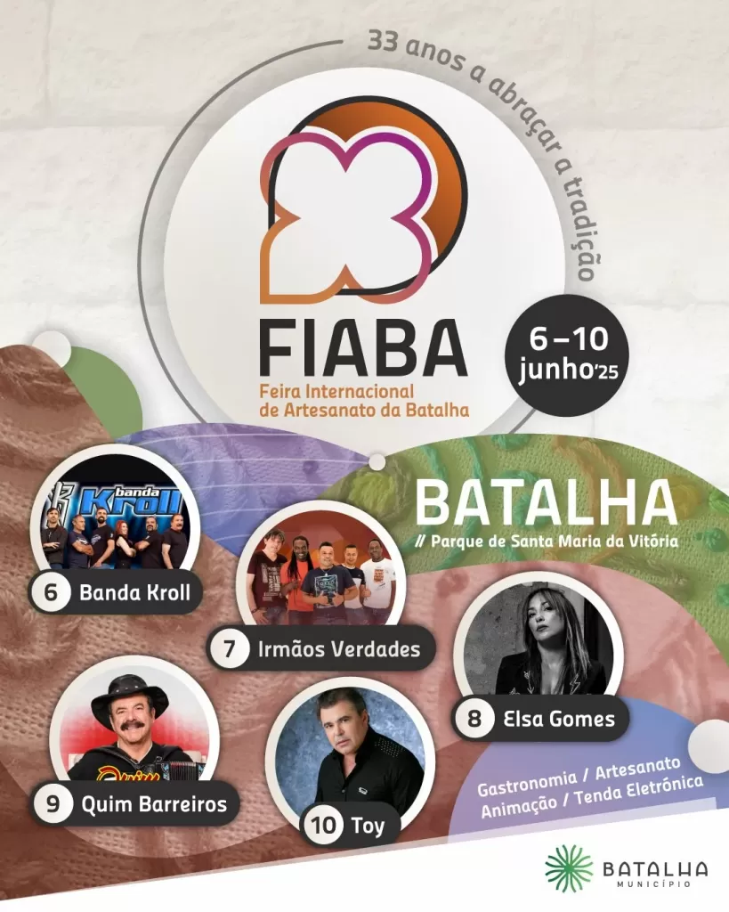 FIABA 2025 - Batalha cartaz - Parque Santa Maria da Vitória, Batalha, Batalha