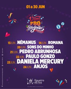 São João figueira da foz cartaz 2025 - horários